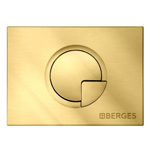 Клавиша смыва BERGES Novum R9 золото глянец - фото 7