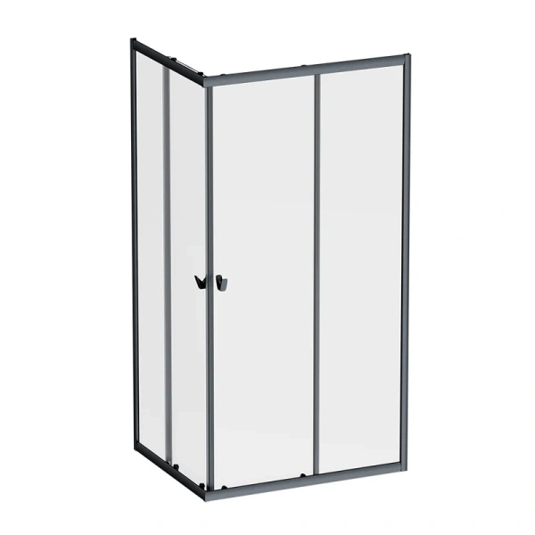 Душевой уголок Am.Pm Sunny 100x80 см черный матовый, нет в наличии - фото 10