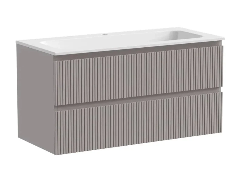 Тумба под раковину подвесная Sancos Snob T 100 см doha soft, современная, hi-tech - фото 3