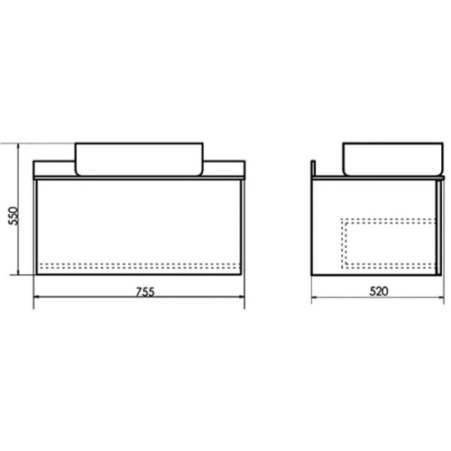Схема, под накладную раковину - фото 5