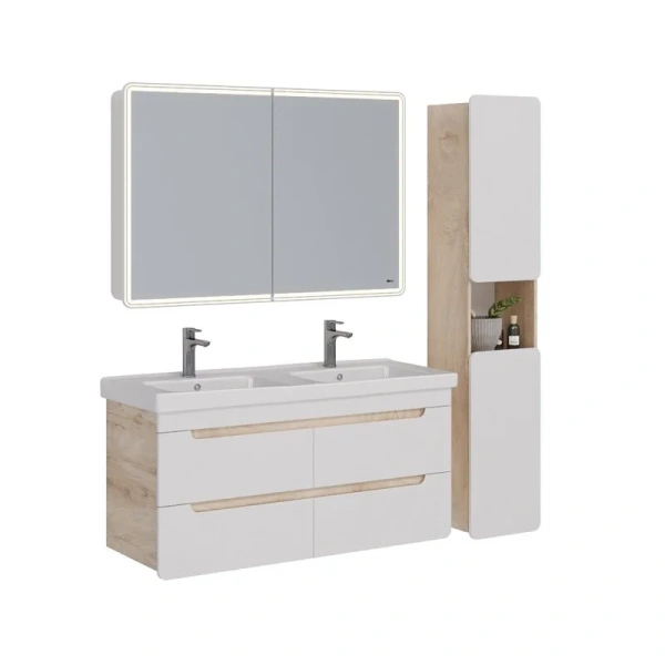 Тумба с раковиной подвесная Lemark Olivia LM08OL125T 125 см 4 ящика, в наличии, по запросу index_1 - фото 10