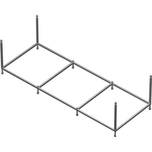 Монтажный комплект для акриловой ванны Roca Easy 170x75 см со сливом-переливом - фото 1