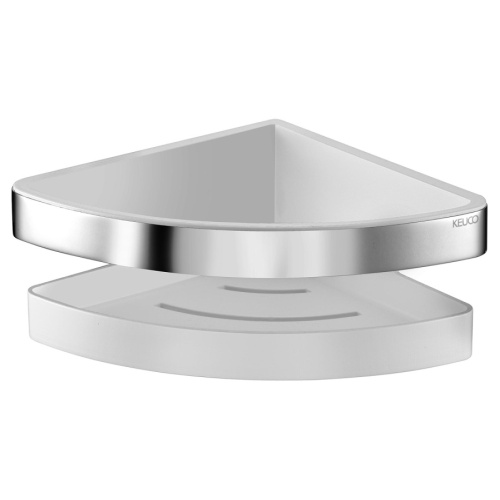 Полочка для ванной, хром / белый, Keuco Moll - фото 1