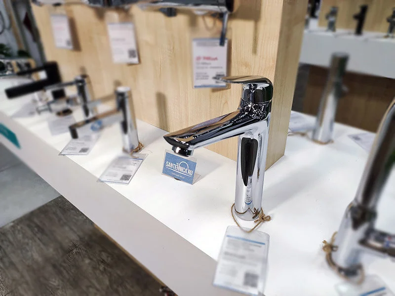 Смеситель для раковины Hansgrohe Novus хром, однорычажные, двухрычажные - фото 7