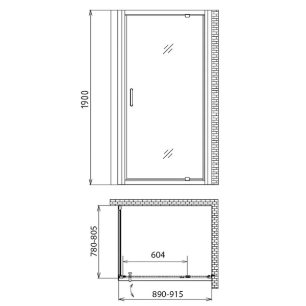 Душевой уголок Gemy Sunny Bay 90 - фото 2