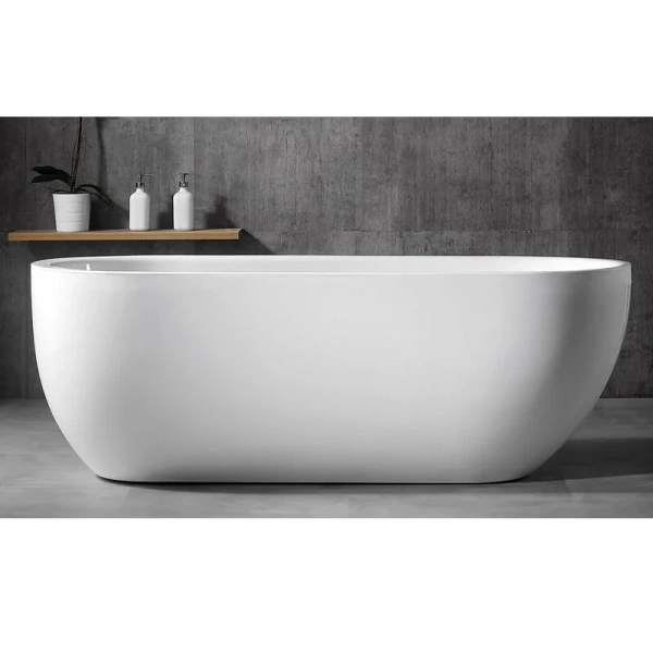 Акриловая ванна Abber 150х70 см белая - фото 3