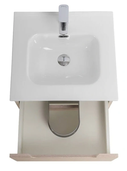 Тумба под раковину подвесная BelBagno Etna 50 см Rovere Grigio, подвесная, пристенная - фото 4