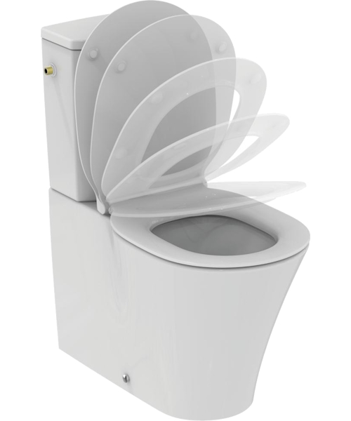 Чаша для унитаза-компакта Ideal Standard Connect Air белая, технология AquaBlade, с нижним подводом воды - фото 7