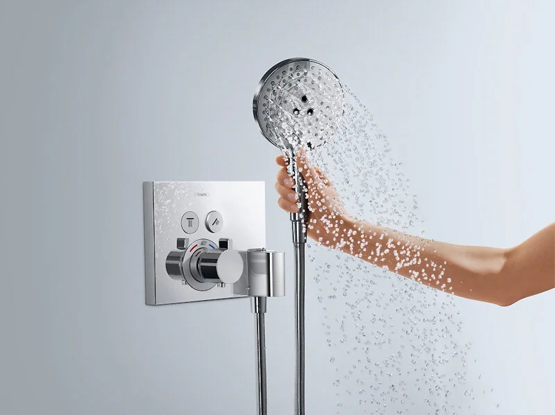 Смеситель для душа Hansgrohe ShowerSelect внешняя часть, современные, hi-tech - фото 3