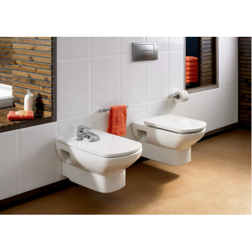 Унитаз подвесной Roca Dama Senso белый - фото 3