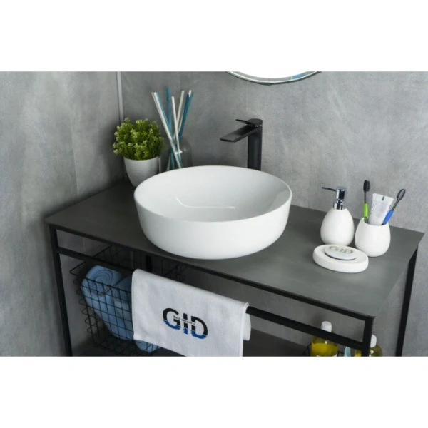 Раковина GID Esfera D1315 42 см белая, 40 см - фото 6