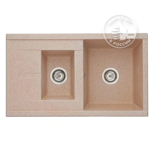 Мойка для кухни Акватон Делия 1A716232DE2 87 см с крылом