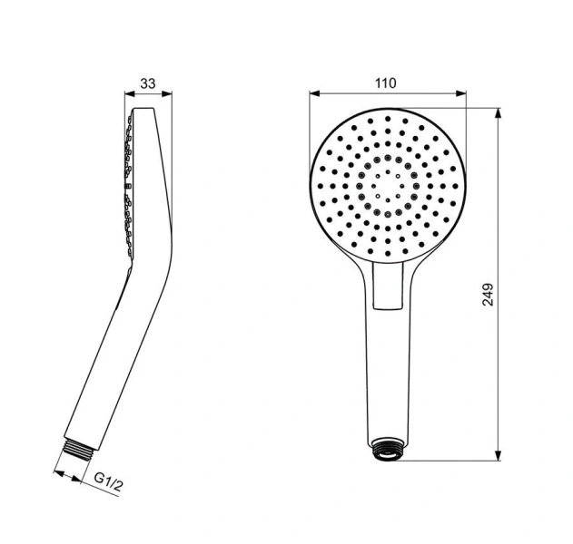 Лейка для душа Ideal Standard IdealRain Evo хром - фото 2