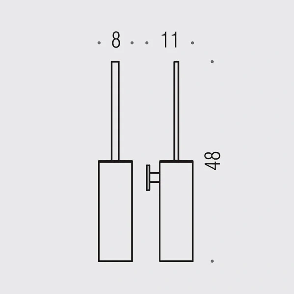 Ершик Colombo Look B1607 латунь - фото 2