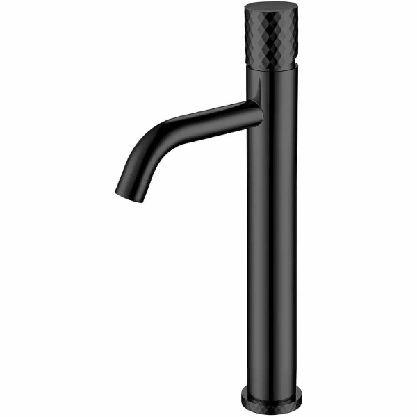 Смеситель для раковины Boheme Stick черный матовый - фото 1