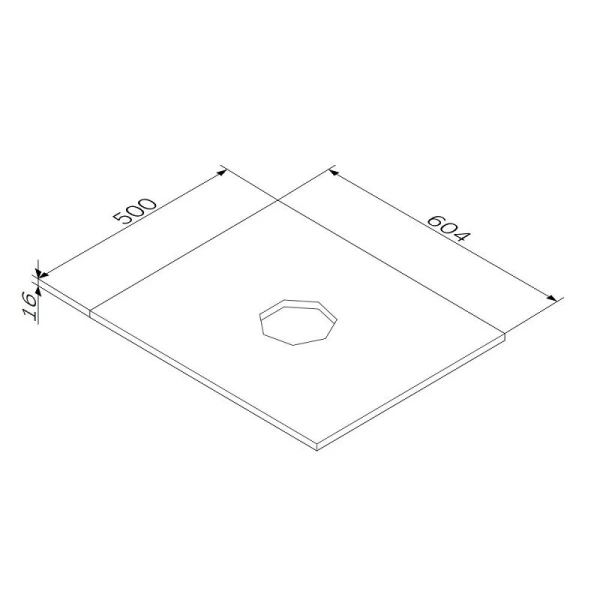 Столешница Am.Pm Func 60 см белая матовая, в наличии - фото 2