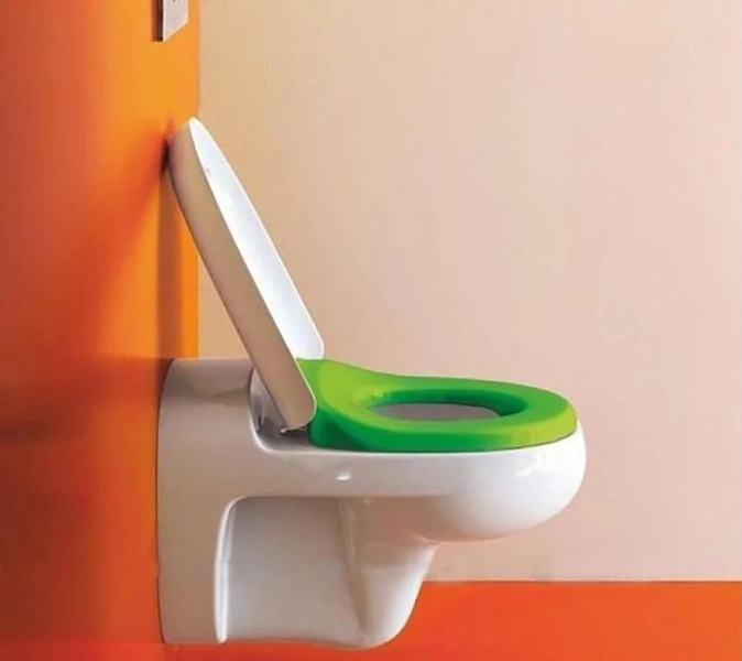 Крышка-сидение с микролифтом Laufen Florakids цвет бело-зеленый, по запросу - фото 3