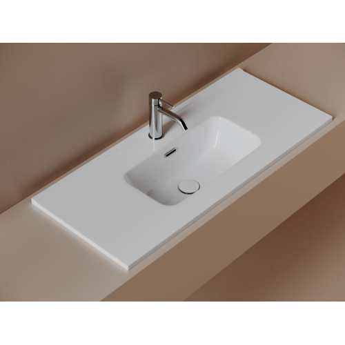 Раковина Ceramicanova Compact 91 см белая - фото 2
