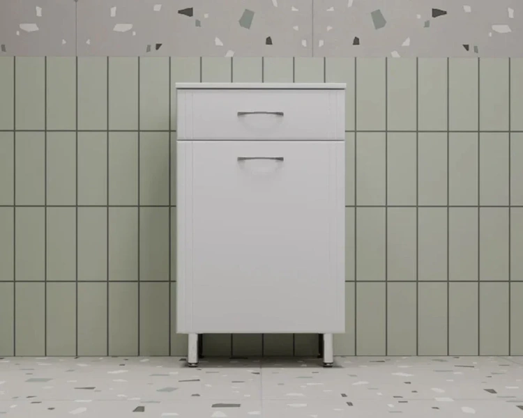 Тумба напольная Style Line Эко Стандарт 50 см белая, напольные - фото 5