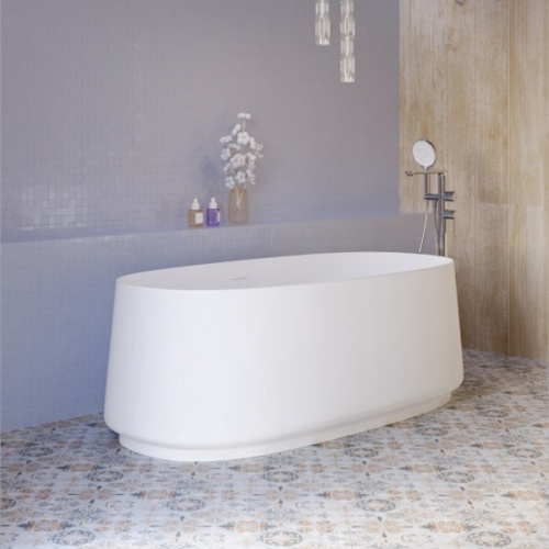 Ванна акриловая Cezares Lux 170x82 см белый матовый - фото 4