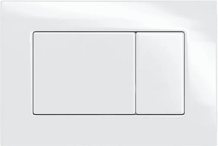 Клавиша смыва Berges Atom белая - фото 1