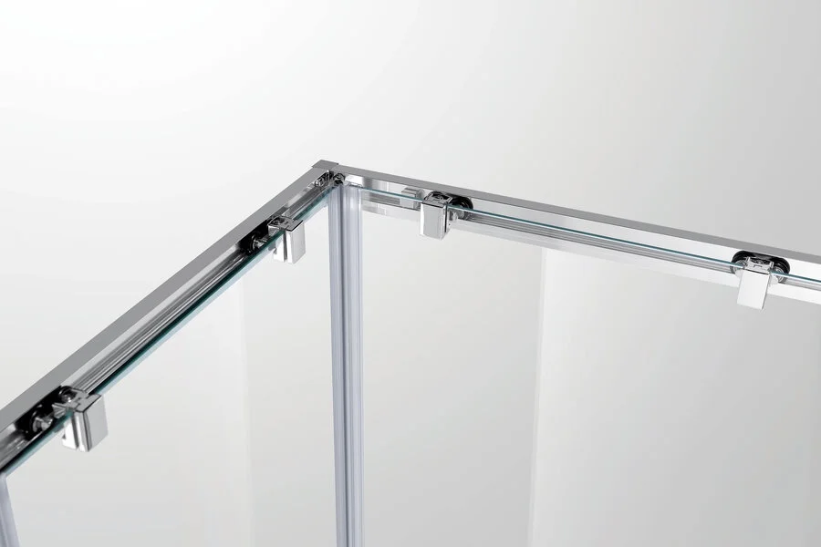 Душевой уголок Cezares Molveno 100х100 см стекло рифленое, современные, hi-tech - фото 3