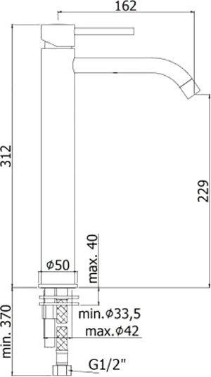 Смеситель для раковины Paffoni Light LIG081 высокий - фото 4