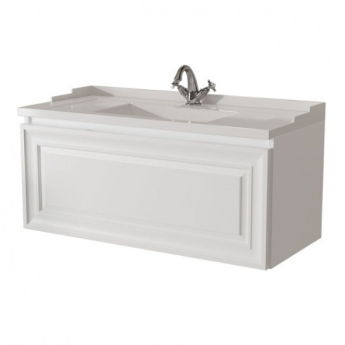 Тумба под раковину подвесная Caprigo Ponza-A 100 см Bianco - фото 1