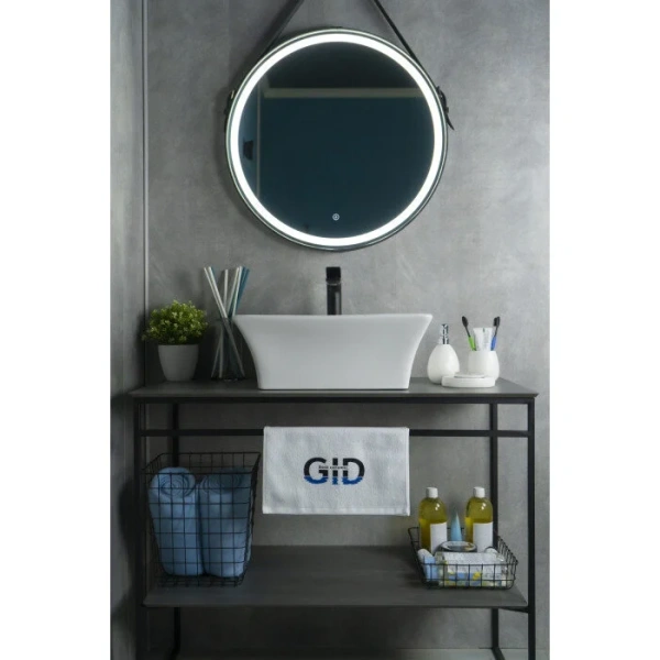 Раковина GID Geometrico N9108 49 см белая, керамические - фото 7