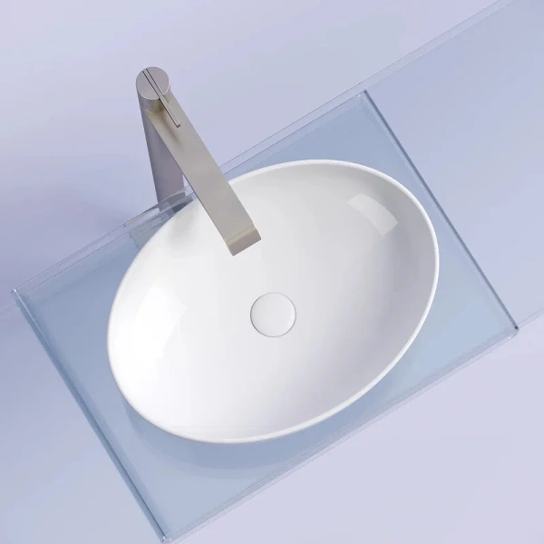 Раковина Ceramica Nova Element 50 см белая глянцевая - фото 4