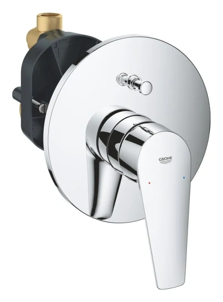 Смеситель для душа Grohe BauEdge с внутренней частью - фото 1