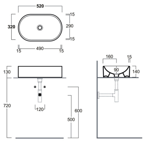 Схема, в форме чаши, круглой формы - фото 5