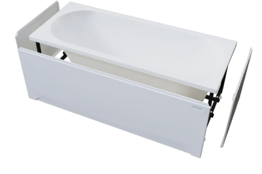 Гидромассажная ванна Радомир Вальс 1-80-2-0-0-336, 170 х 70 см, рама-подставка, фронтальная панель, слив-перелив, гидромассаж Релакс хром КУ 100, датчик уровня воды, массаж спины, ступней, боковых поверхностей, белая, белые - фото 8