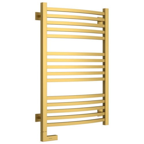 Полотенцесушитель электрический Сунержа Аркус 2.0 80х50 см матовое золото, тэн левый - фото 17