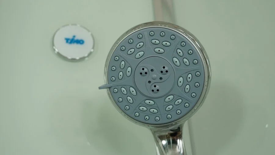 Душевая кабина Timo Ilma 100х100 см черная, с раздвижными дверьми - фото 6