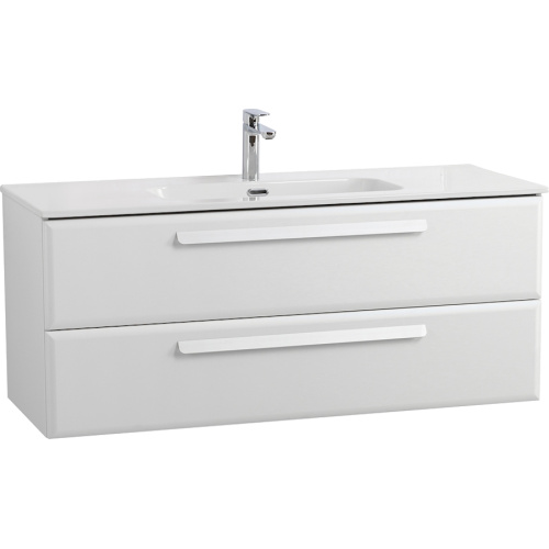 Тумба под раковину подвесная Cezares Eco 120 см Bianco Lucido - фото 4