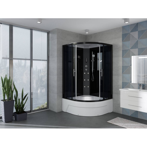 Душевая кабина Erlit Comfort ER5720T 120х120 см угловая, со стеклянными задними стенками - фото 8