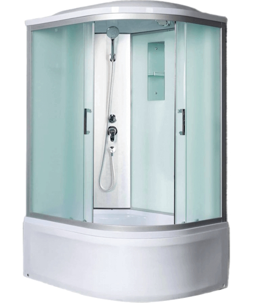 Душевая кабина River Desna XL 120/90/44 MT 120x90 см асимметричная - фото 1