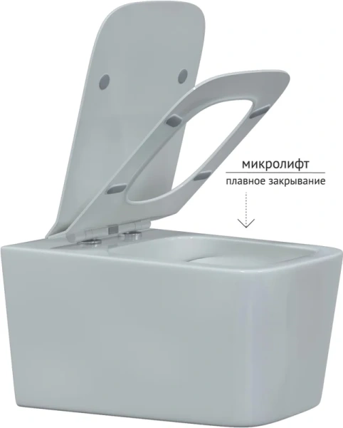 Унитаз с инсталляцией BERGES Floe кнопка черная - фото 2