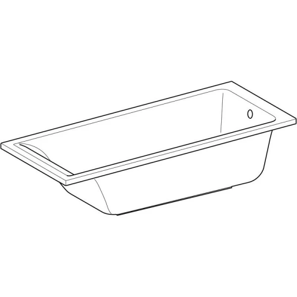 Ванна акриловая Geberit Renova Plan 554.304.01.1, 170 х 70 см, белая - фото 2