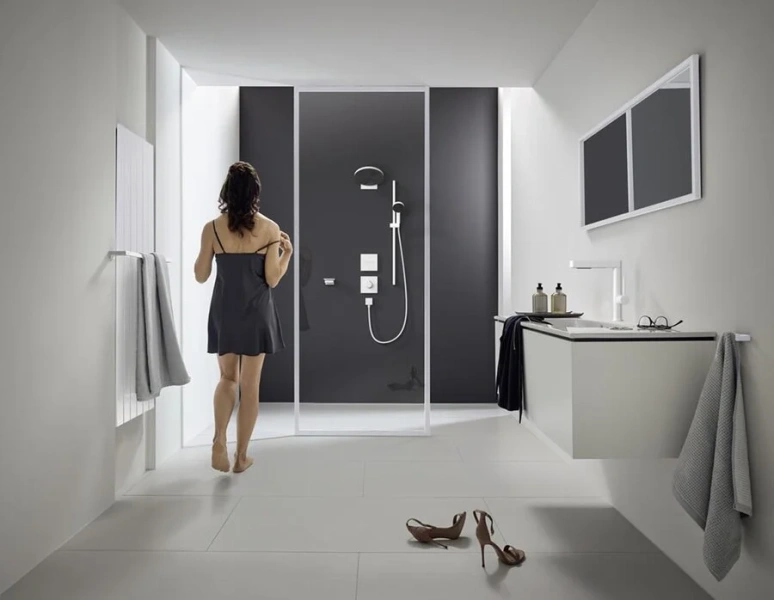 Душевой гарнитур Hansgrohe Pulsify белый матовый, современные, hi-tech - фото 4