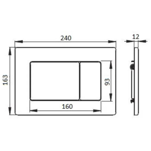 Клавиша смыва Boheme золото матовое - фото 2