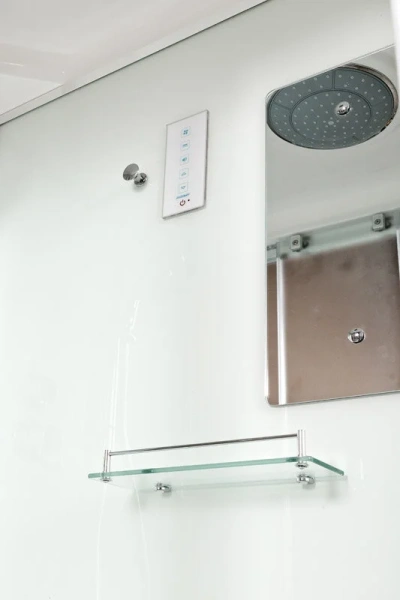 Душевая кабина Deto D 120х80 см левая, стеклянные, рифленые - фото 7