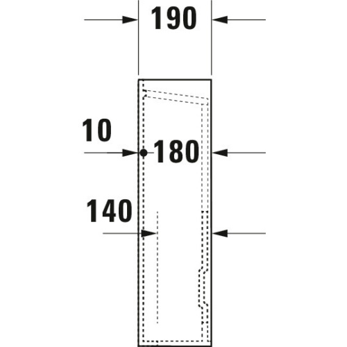 Раковина Duravit D-code 105 см белая - фото 4