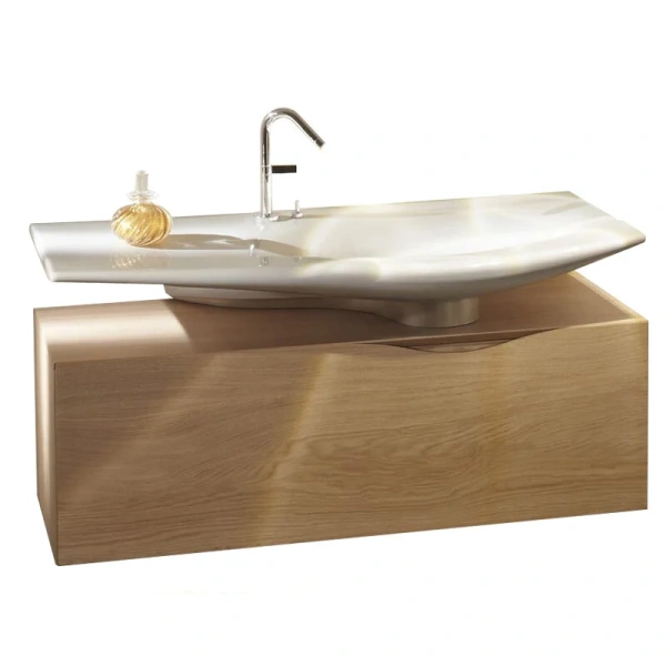 Тумба под раковину подвесная Jacob Delafon Stillness 120 см натуральный дуб - фото 1