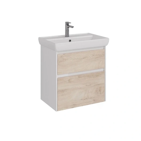 Тумба с раковиной Lemark Combi LM03C70T 70 см с выдвижными ящиками