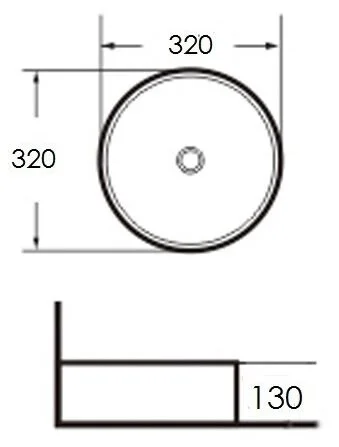 Раковина Grossman 32 см круглая - фото 2
