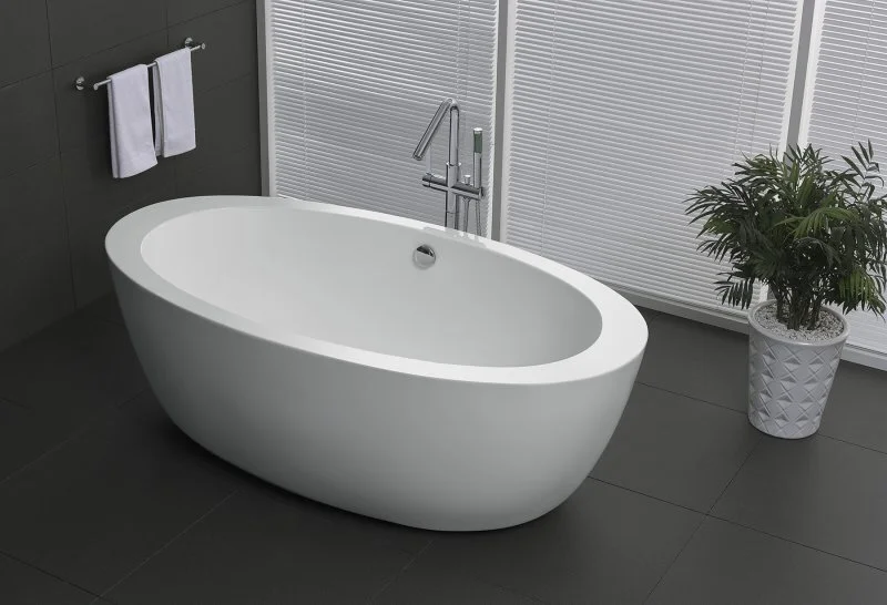 Ванна акриловая BelBagno 170х90 см отдельностоящая - фото 1
