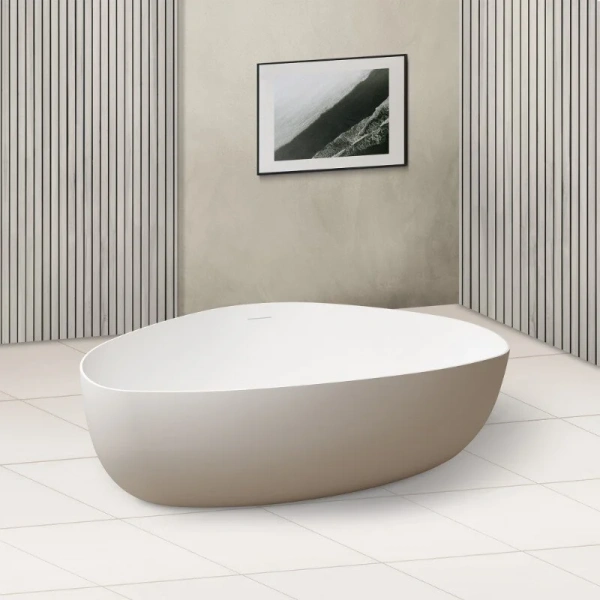 Ванна из искусственного камня Abber Stein 180x130 см отдельностоящая, искусственный камень - фото 2