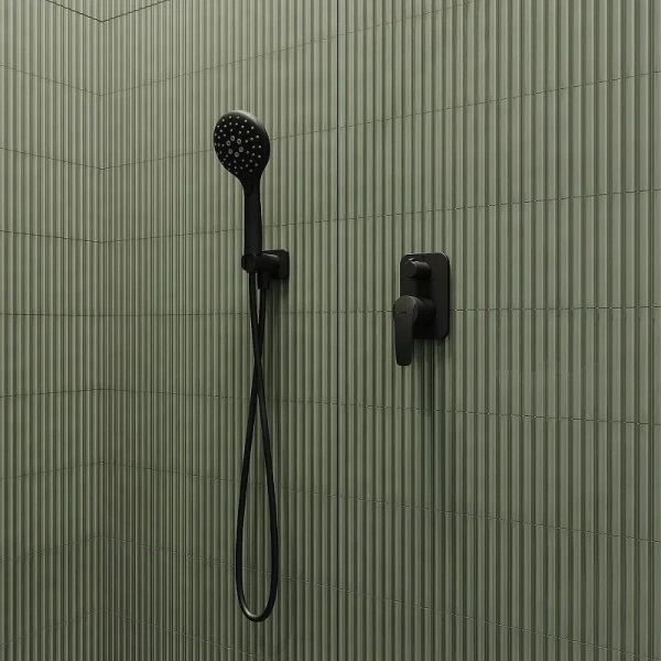 Душевой комплект IDDIS Ray черный матовый, в наличии - фото 6